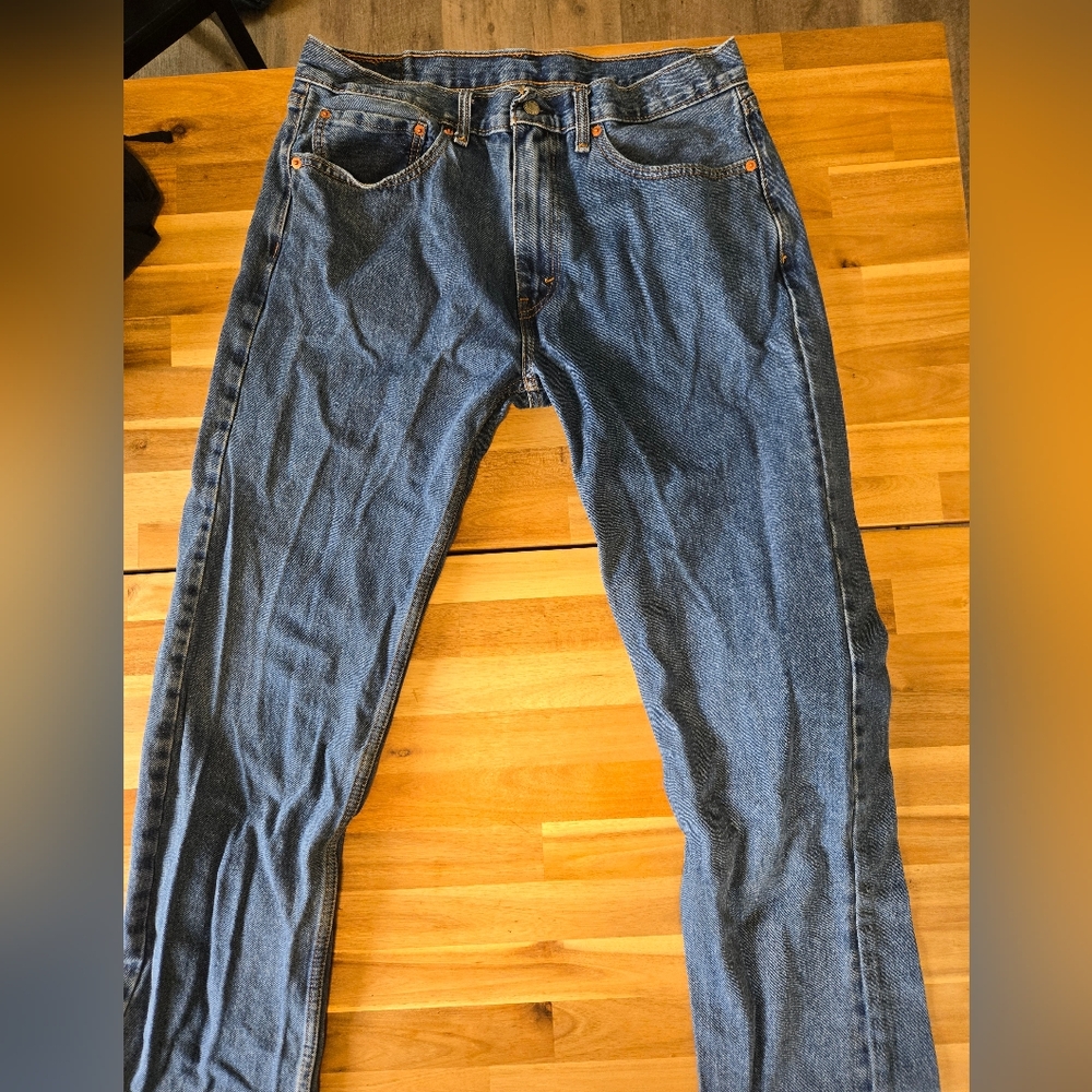 Levi's Blue Straight Jeans Classic Style